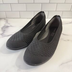 Life Stride by Bzees Khloe Black Ballet Flat 10W